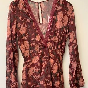 Printed mini dress/romper